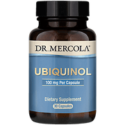 Dr. Mercola Ubiquinol 100 mg Per Serving, 30 Servings (30 Capsules), Dietary Supplement, Supports Overall Health and Wellness, Non GMO