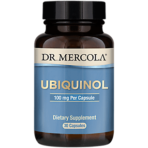 Dr. Mercola Ubiquinol 100 mg Per Serving, 30 Servings (30 Capsules), Dietary Supplement, Supports Overall Health and Wellness, Non GMO