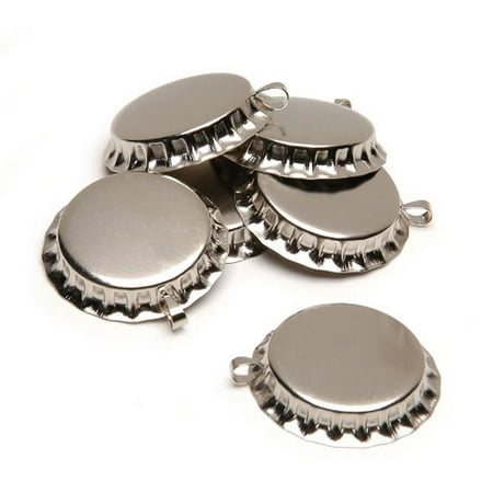 Darice Accessory Loops - Darice Bottle Caps With Loop 1In 50Pc