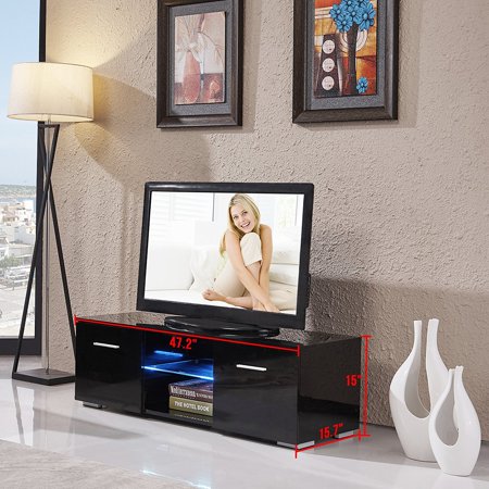 high gloss media console