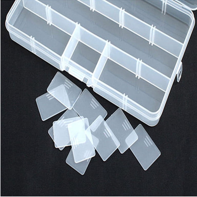 15-slot plastic fishing tackle box, organizer storage case for hooks and lures - Walmart.com 15-slot plastic fishing tackle box, organizer storage case for hooks and lures - Walmart.com