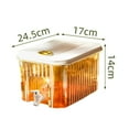 thumbnail image 3 of Hervidor de agua fría base desmontable portátil con grifo refrigerador jarra dispensadora de yugo, 3 of 11
