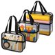thumbnail image 1 of Bolsas de aseo de viaje XEWEA, grandes, pequeñas, transparentes, 3 unidades, impermeables, 1 of 7