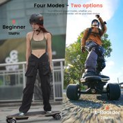 MEEPO V5 Dual-Motor Electric Skateboard with Remote, Up to 29 MPH Top Speed, 11-Mile Range, 4 Speed Modes, Smooth Braking, Easy-Carry Handle Deck for Adults & Teens