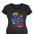 thumbnail image 3 of Marvel X-Men - Magneto Vaporwave - Maternity Scoop Neck Graphic T-Shirt, 3 of 5