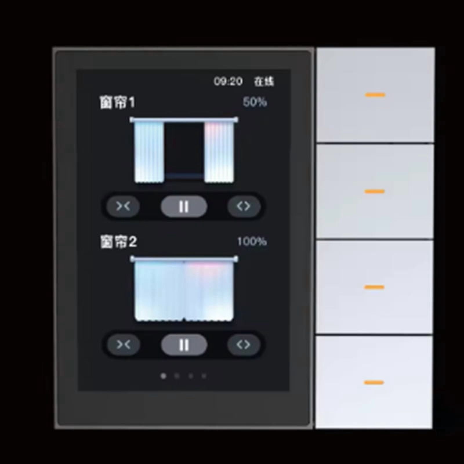 Tuya Smart Central Control Panel ZigBee Wall Switch Home Automation Wireless Lighting Control System F3-Pro
