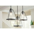 thumbnail image 5 of Progress Lighting, Range, 1-Light, Wall Sconce, Polished Nickel, Clear Seeded Glass Shade, 5 of 11