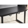 thumbnail image 6 of Smilegend Modern Square Extendable Dining Table, Black Metal Legs, Space Saving Kitchen & Living Room Table - Expands to 70.86", 6 of 7