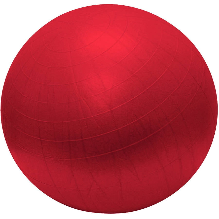 red inflatable ball