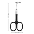 thumbnail image 2 of Tijeras de aseo Velodios con punta curva para recortar vello nasal, 2 of 6
