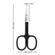 thumbnail image 2 of Tijeras de aseo Velodios con punta curva para recortar vello nasal, 2 of 6