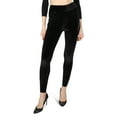 thumbnail image 3 of MeMoi Women's Velvet High-Waist Shaping Leggings - Womens - Female, 3 of 6