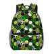 thumbnail image 1 of Disketp Soccer1 Mochila Estampada para Hombre y Mujer – Mochila Ligera Clásica con Múltiples Bolsillos para Universidad, Trabajo y Viajes-One Size, 1 of 5