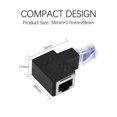 Cat5e Rj45 Crossover Modular Adapter szgwtk Cat5e/Cat6 RJ45 Ethernet Adapter,2Pack 90 Degree Ethernet RJ45 ...