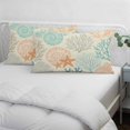 thumbnail image 4 of Coastal Turquoise Small Pillow Covers,Ocean Coral Starfish Shell Modern Sea Breathable Throw Pillow Cases with Invisible Zipper,Decorative Pillowcase Pillows Protectors for Sofa Bed Chair 12"x20", 4 of 9