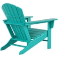thumbnail image 4 of Portside Ensemble 3 Pcs Chaise Adirondack Classique avec Ottoman et Table d'Appoint Ronde, 4 of 8