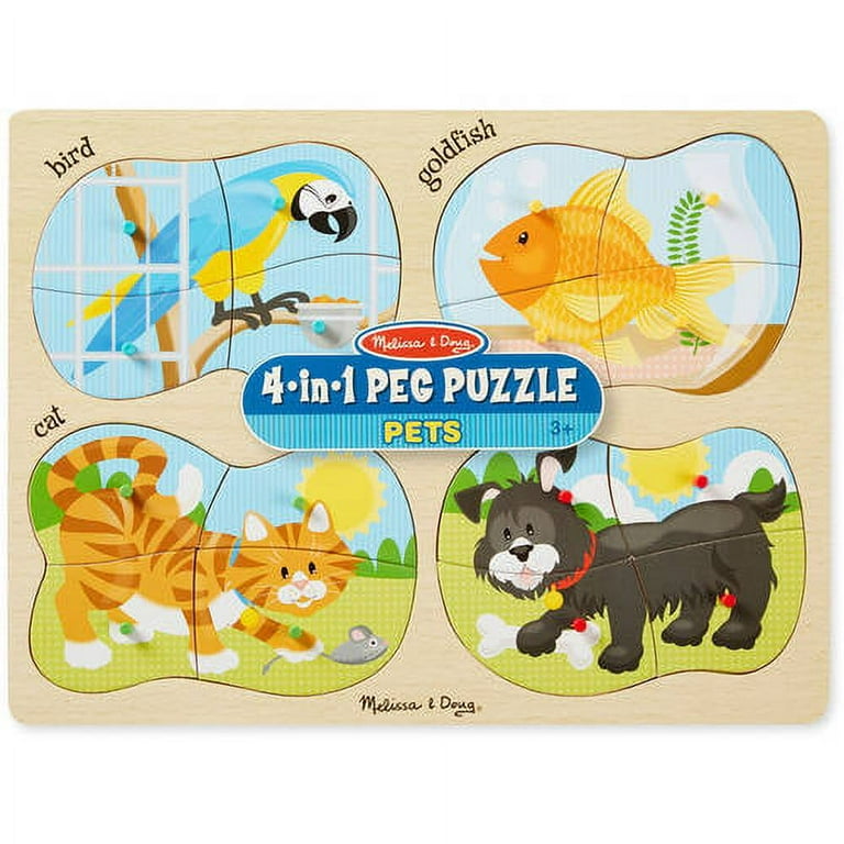 Melissa & Doug Pets Peg Puzzle