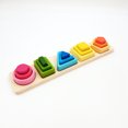 thumbnail image 4 of Juguetes de clasificación y apilamiento de madera OYS Montessori Vevor para mayores de 18 meses, 4 of 5