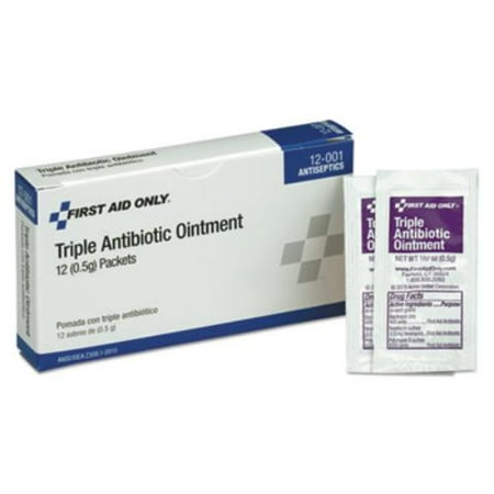 Acme United Antibiotic Ointment - Acme United 12944 First Aid Kit Refill Triple Antibiotic Ointment, 12/box