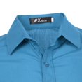 thumbnail image 3 of Camisa de vestir para hombre Soledad L azul, 3 of 10