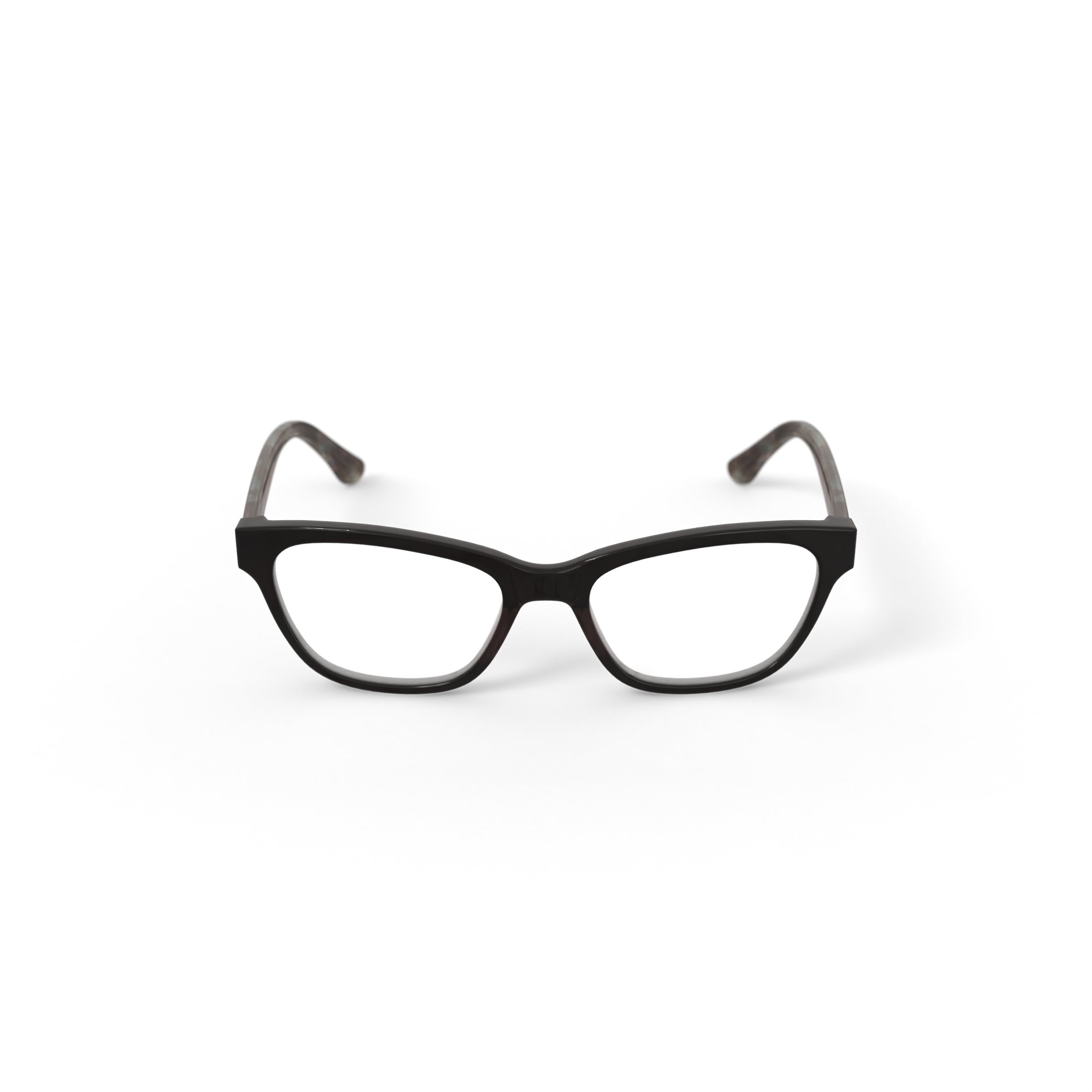 Walmart Women's FM17190 Square Prescription Eyeglasses with Case, Brown
