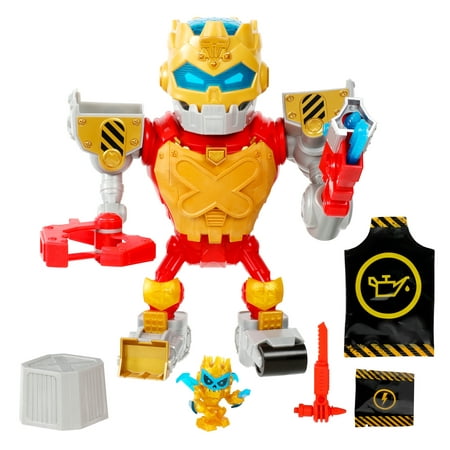 Treasure X Robots Gold - Mega Treasure Bot With Real Lights And Sounds. Repair, Rebuild And Power Up! 25 Levels Of Adventure, Find Guaranteed Real Gold Dipped Treasure, Boys, Toys For Kids, Ages 5+