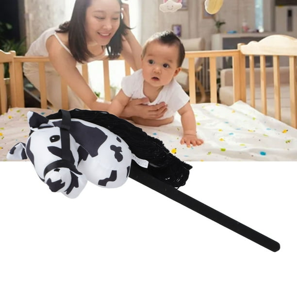 Juguete De Peluche De Caballo De Palo, Sonido De 70 Cm, Juguete De Peluche, Caballo De Palo Oscuro, Expresión Linda Al Aire Libre, 2 Efectos De Sonido, Caballo De