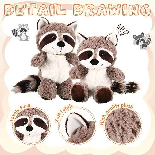 Carter's raccoon stuffed animal sale