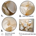 thumbnail image 3 of Designart "Golden Melody Of Irises I" Irises Floater Framed Wall Art Living Room, 3 of 5