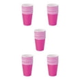thumbnail image 2 of Guardoinrt 50 Pcs Gobelets Jetables pour Amateurs de Café Couleurs Vives Résistants aux Déchirures Gobelets en Papier de Qualité Alimentaire pour Fête rose Rouge 5Ensemble, 2 of 6