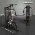 thumbnail image 2 of CoSoTower Gym à Domicile, Équipement de Gym Multifonction avec Empilage de Poids de 100Lbs pour Dos, Poitrine, Bras, Jambes et Entraînement Complet du Corps, 2 of 7