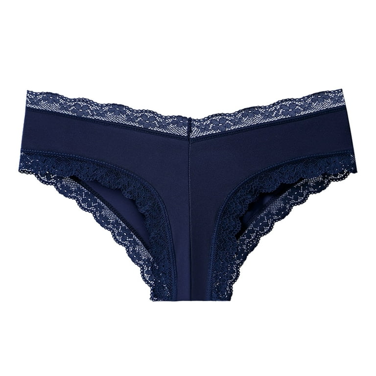 Nautical Anchor Compass Navy Blue Low Rise Underwear Soft Sports Knickers  Invisible Briefs Breathable Stretchy Panties : : Fashion