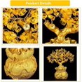 thumbnail image 4 of Árbol del dinero Feng Shui para la oficina, el hogar, la mesa, decoración Feng Shui, árbol del dinero de cristal para la riqueza y la buena suerte., 4 of 5
