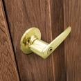 thumbnail image 4 of Design House Delavan Keyed Entry Door Lever, Polished Brass, 4 of 19