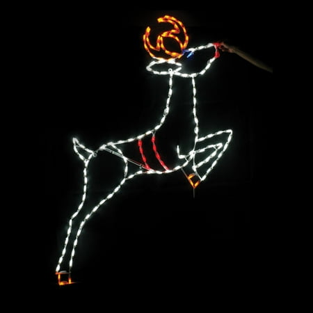 69 in outdoor led leaping reindeer lighted display 150 69 in outdoor led leaping reindeer lighted display 150
