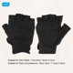 thumbnail image 2 of Guantes sin dedos para hombres Uxcell Guantes de medio dedo al aire libre Guantes transpirables para entrenamiento Negro 1 par M, 2 of 6