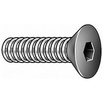 Manufacturer Varies ScktFltHdScrw,Steel,3/8"-16,1"L,PK5 MPB3587