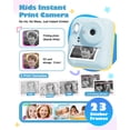 thumbnail image 6 of Seckton Instant Print Camera for Boys Girls , Dual-Lens 1080P Kid Digital Camera Birthday Gifts for 3-12 Year Old Boy Blue, 6 of 7