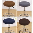 thumbnail image 7 of Padded Round Bar Stool Cover Cushion Round Chair Seat Cushion for Wooden Metal Chocolate, 7 of 7