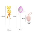 thumbnail image 5 of GROFRY Cute Shaped Easter Ornament Creative Cartoon Foam Artificial Flower Easter Bunny Decoration for Party, 5 of 8