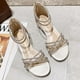 thumbnail image 4 of Zapatos para Sandalias Playa Con Diamantes Imitación Trasera Bloque Mujer, 4 of 8