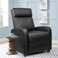 thumbnail image 2 of Homall Massage Recliner Chair Single Sofa Chair Small Recliner Home Theater Seating PU Leather Living Room Sofa,Black, 2 of 8