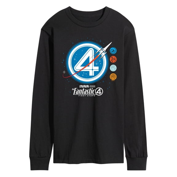 Fantastic Four - Space Logo - Men's Long Sleeve Graphic T-Shirt