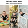thumbnail image 6 of COUVER Infant Football Fine Jersey Bodysuit Vintage Red/White Size 18M, 6 of 6