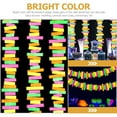 thumbnail image 3 of 2pcs Fluorescent Paper Garlands Neon Party Banners Glow in Dark Hanging Streamers, 3 of 6