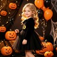 thumbnail image 6 of RFQWOVSR Girls Long Sleeve Tutu Mesh Princess Dress Halloween Party Gown 3-4 Years, 6 of 6