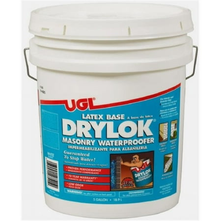 United Gilsonite 27515 5 Gallon White Latex Base Drylok Masonry Waterproofer