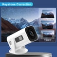 thumbnail image 5 of Gazsocy Mini Projector with Wifi and Bluetooth,Smart Video Projector Support 4K Decoding, Built in Speaker and App,200 ANSI, 5 of 10