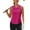 Hot Pink, variant on Golf Polo Shirt for Women V Neck Quick Dry Sports Tennis Tank Tops Sleeveless Lightweight Golf Tops