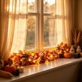 thumbnail image 3 of 5.6ft Fall Leaves Garland with Lights, Artificial Maple Leaf Fall Vines Autumn Garland with LED Lights for Thanksgiving Wedding Party Decor, Indoor Outdoor Farmhouse Home Decorations, 3 of 5